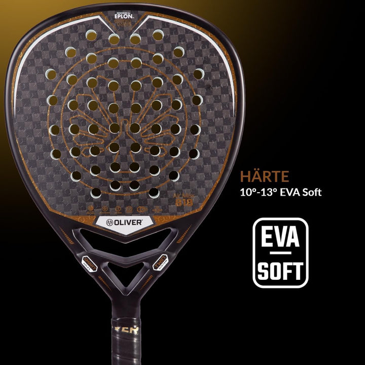 Oliver Padel Schläger Air Max 818 für fortgeschrittene Spieler -Woven EPOLON-K12 - Eva Soft - Diaman