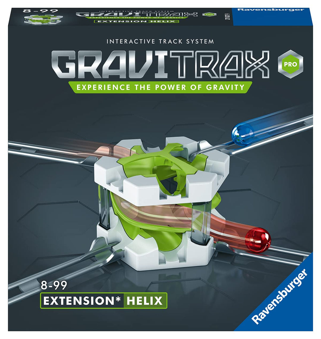 Ravensburger GraviTrax PRO Erweiterung Helix - Ideales Zubehör für spektakuläre Kugelbahnen, Konstru