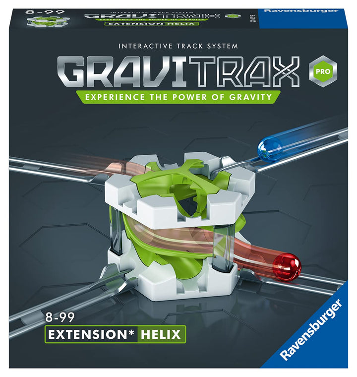 Ravensburger GraviTrax PRO Erweiterung Helix - Ideales Zubehör für spektakuläre Kugelbahnen, Konstru