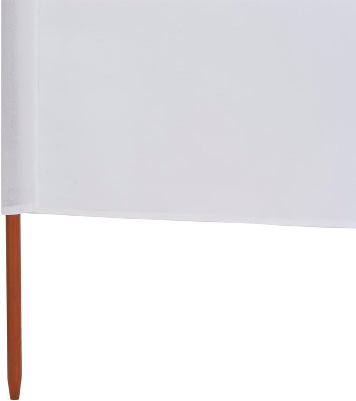 Myheimly Windschutzgewebe,Windschutz Sichtschutz Balkon,Sichtschutzzaun Sand-Weiss,400 x 160 cm 400