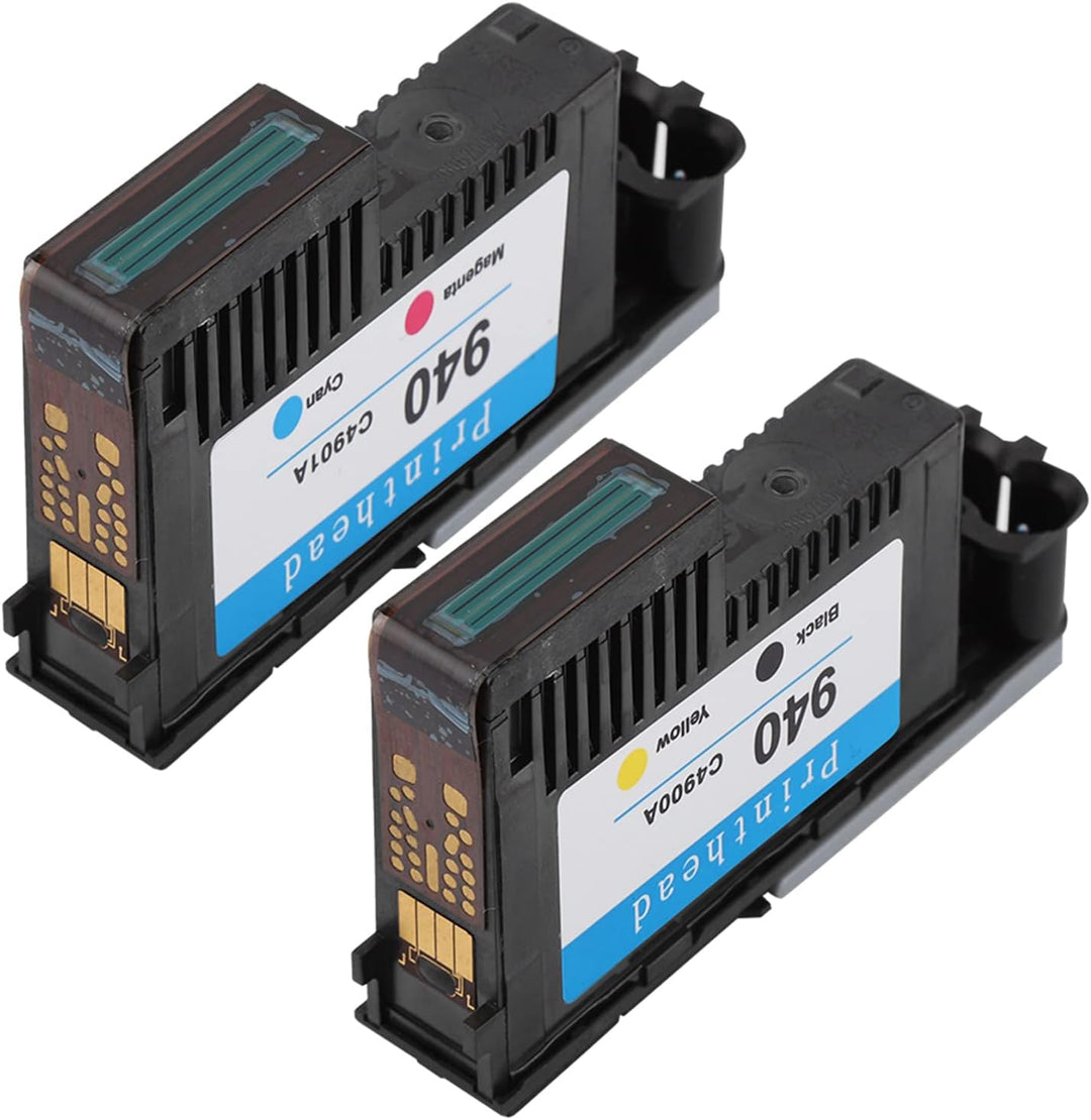 Denash Druckköpfe für HP 940 C4900A C4901A für 8000 8500 Series, Druckkopf Reibungsloser Druck Kein