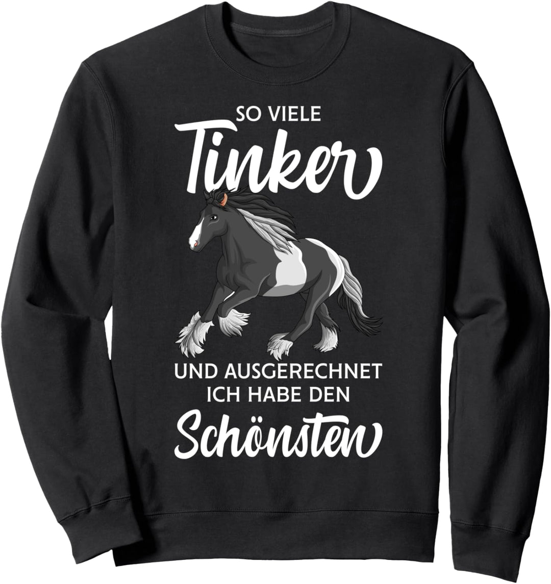 Tinker Pferd Reiterin Damen Pferde Mädchen Sweatshirt