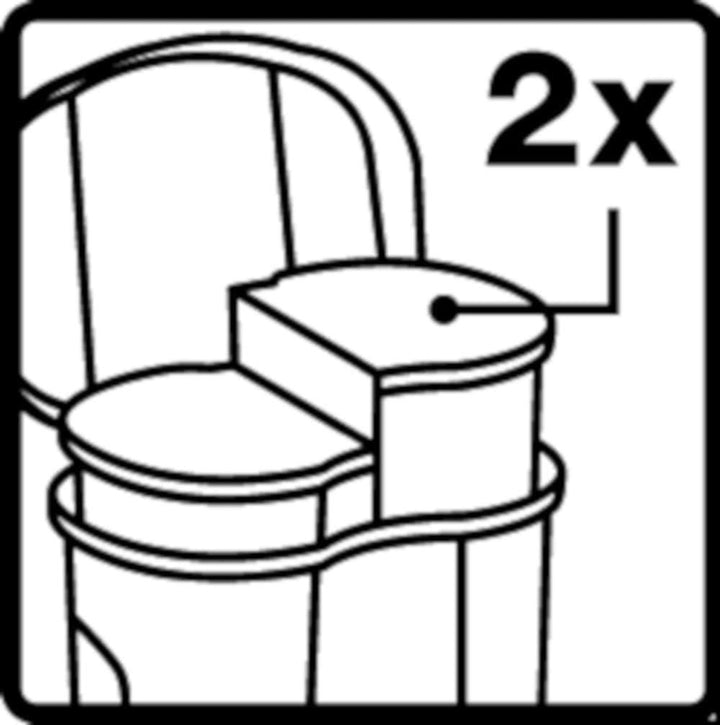 Rotho Duo Mülleimer 2x 10l zur Mülltrennung mit Deckel, Kunststoff (PP recycelt) BPA-frei, schwarz,