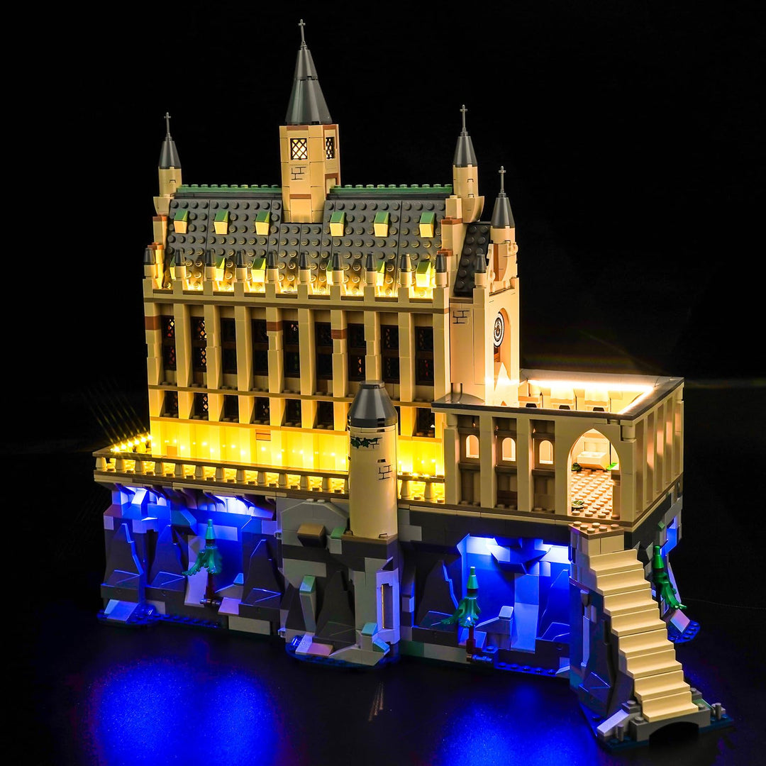 BrickBling Led Licht Set Kompatibel mit Lego 76435 Harry Potter Hogwarts Castle: The Great Hall (Kei