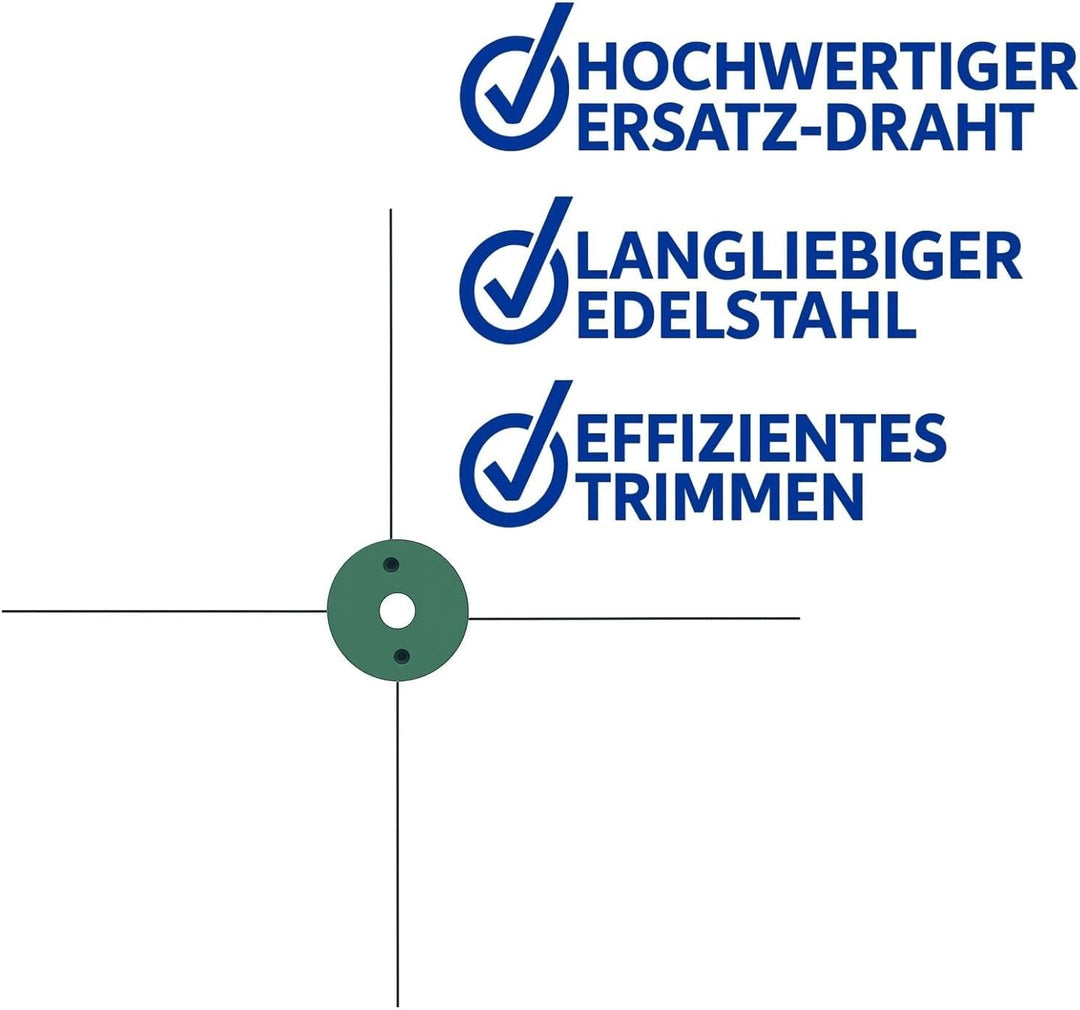 Weedness Erntemaschine Ersatz-Draht 60 cm Trimmer aus Edelstahl - Grow Anbau Indoor Outdoor Knopsen,