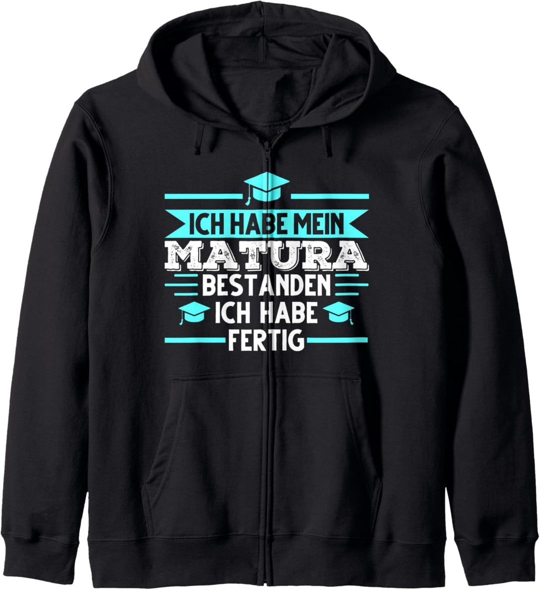 Matura Schulabschluss Prüfung Kapuzenjacke
