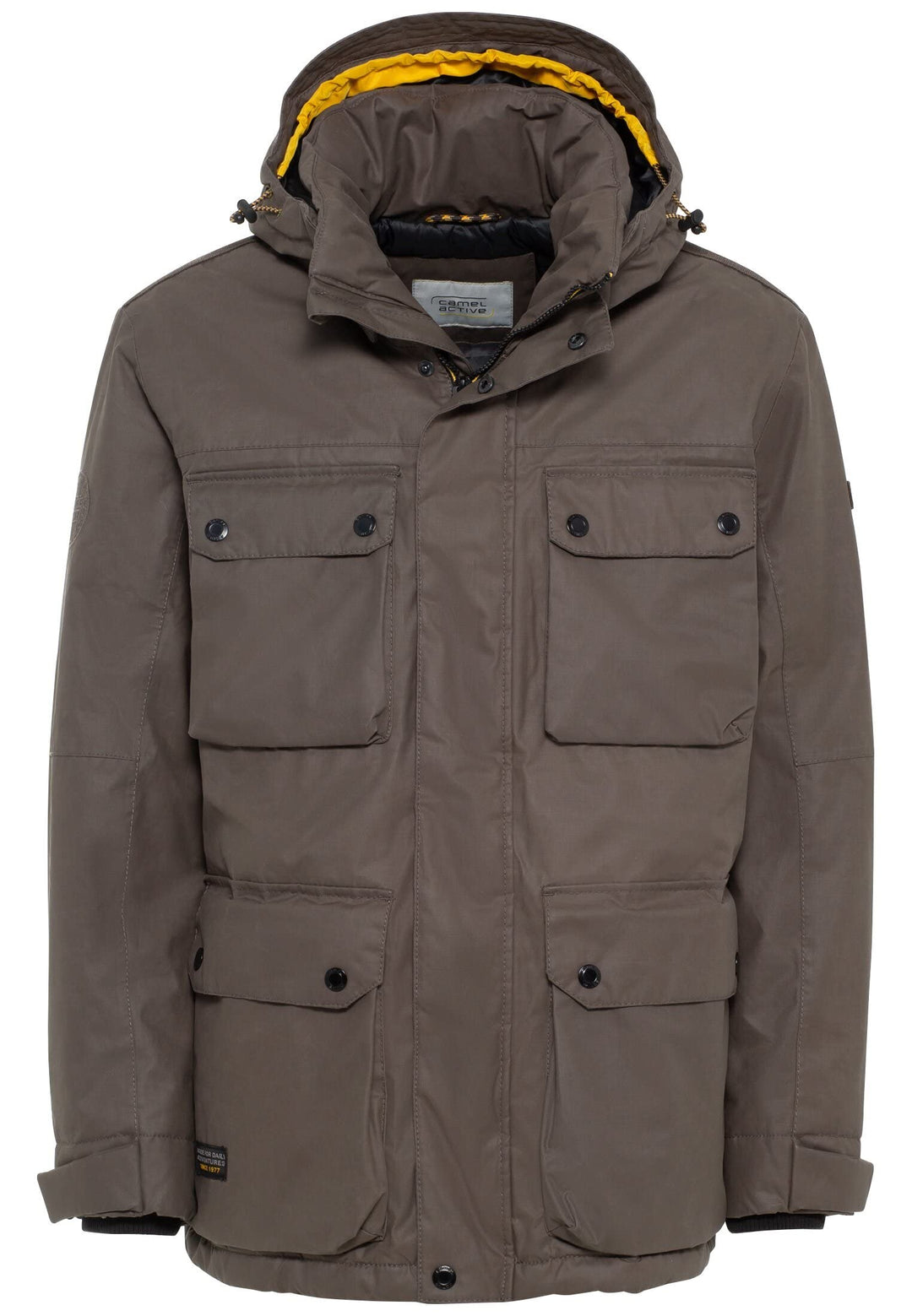 camel active Herren Jacket 28 Dark Brown, 28 Dark Brown