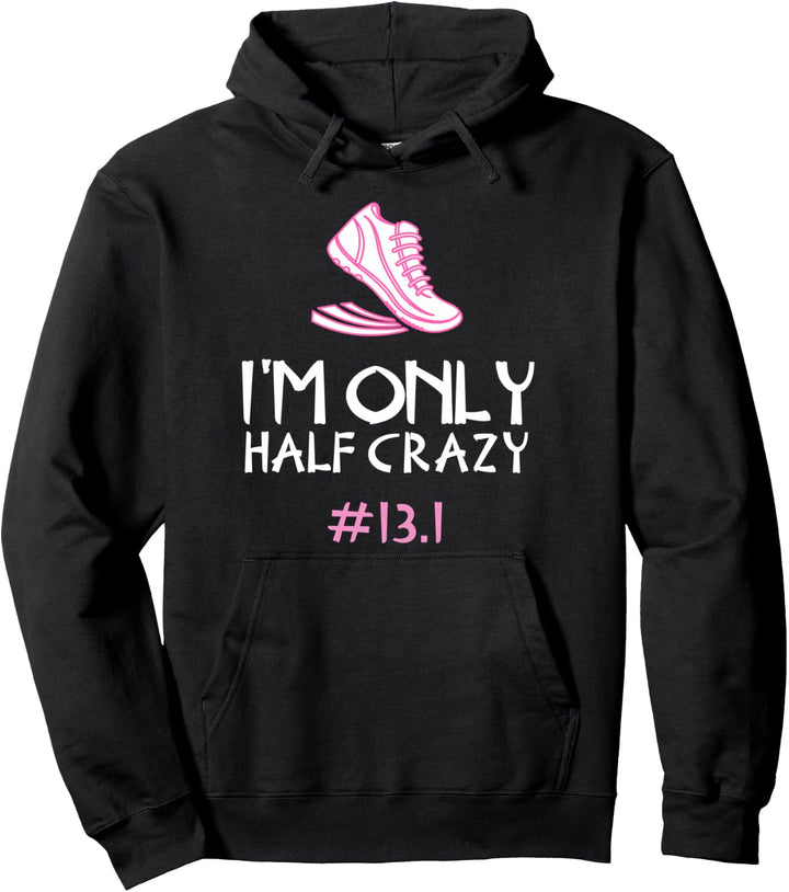 Ich bin nur Halbmarathon Verrückte Marathon-Geschenke für Pullover Hoodie