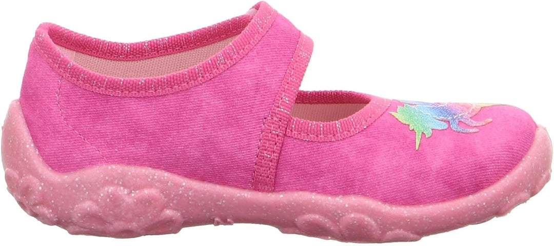 Superfit Damen BonnyFlache Hausschuhe 24 EU Rosa Mehrfarbig 5500, 24 EU Rosa Mehrfarbig 5500