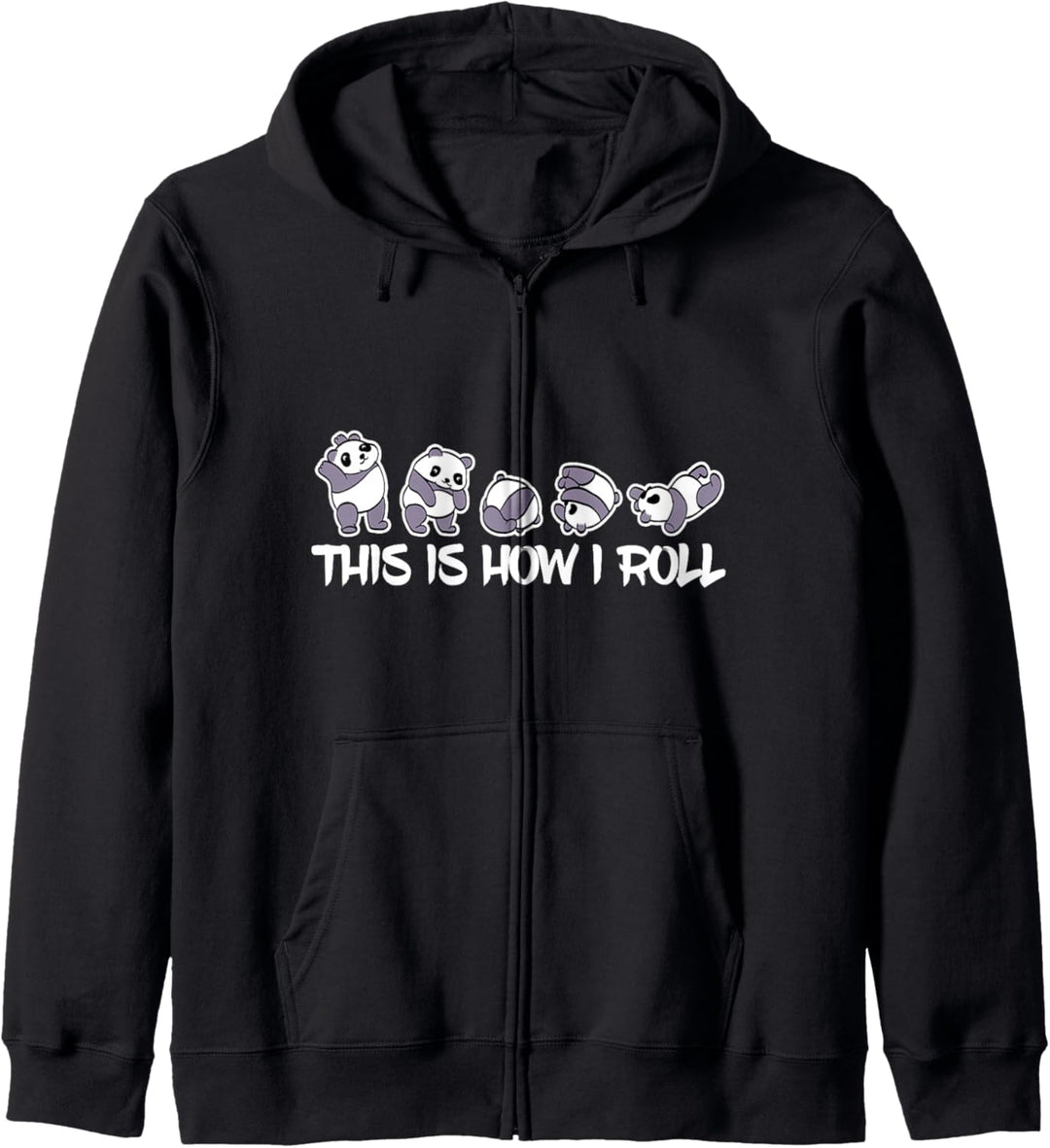 Geschenkidee für alle die Pandas und süsse Pandabären lieben Kapuzenjacke