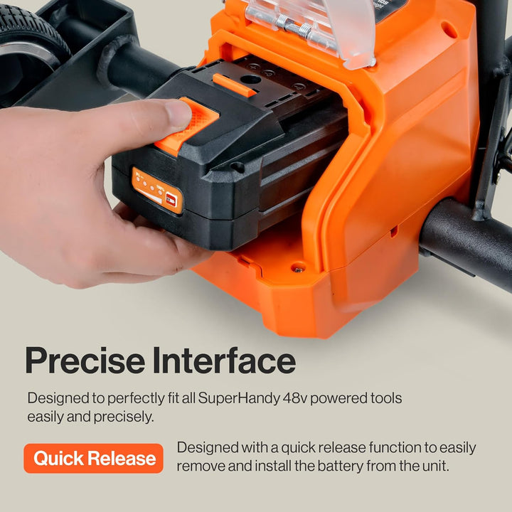 SuperHandy Lithium-Ionen-Akkumulator Pro Super Duty 48V DC 2Ah 88,8 Wattstunden (Akkumulator für den