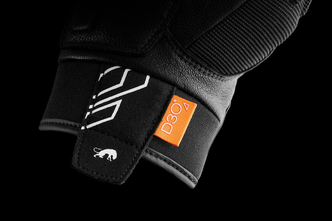 Furygan Jet NEON D3O - Motorradhandschuhe für Herren - 100% Lederhandfläche - Komfort - Sommerhandsc