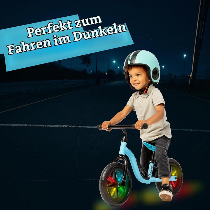 Chillafish Charlie Laufrad, Mit 10 Zoll oder 12 Zoll Reifen, mit Leuchträdern oder Anderen Accessoir