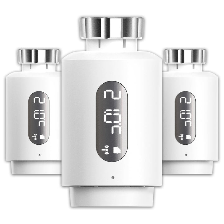 Smart Heizkörperthermostat mit APP ANTELA Digitales Display zur Kontrolle der Heiztemperatur, Kompat