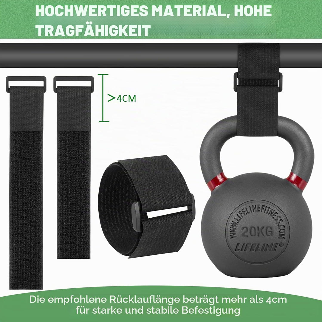 6m klettband kabelbinder mit 30 Schnalle, Frei Zuschneidbar Klettverschluss Band - 5cm Breit, wieder