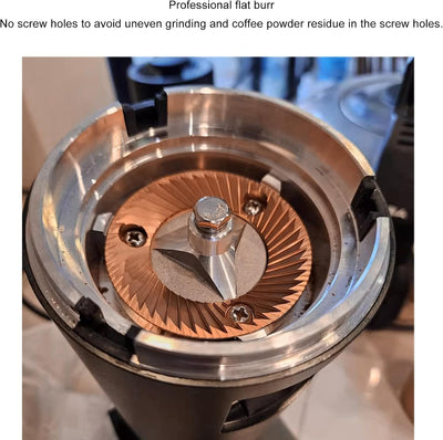 2pcs Coffee Mühle Flat Burr, 64 mm Titanschildermulti -Purpon Flat Burr für DF64 DF64P DF64E DF64V f