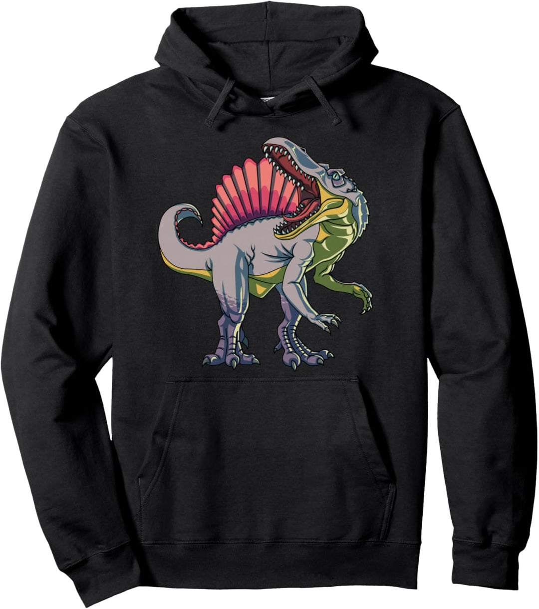 Realistischer Spinosaurier-Dinosaurier, niedlicher Dinosaurier-Spinosaurier Pullover Hoodie
