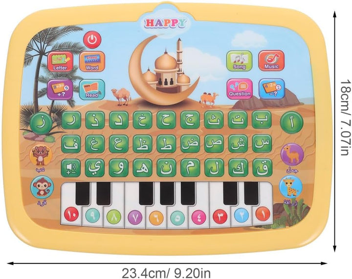 ibasenice Arabisch-lernmaschine Koran-lernmaschine Frühes Lernspielzeug Kinder-Laptop Lernspielzeug