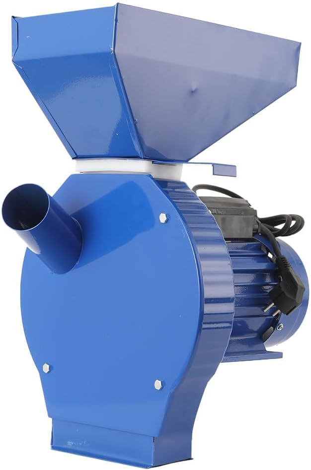 1100W Elektrisch Getreidemühle Kornquetsche, Durchsatzmenge 240 kg/h, Schrotmühle Zerkleinerer für G