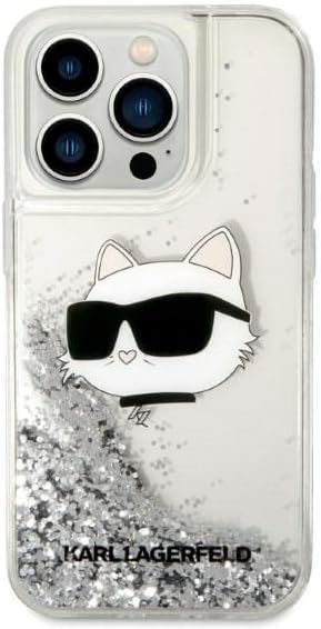 KARL LAGERFELD KLHCP14XLNCHCS Hülle für iPhone 14 Pro Max 6,7" Silber hardcase G