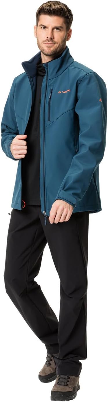 VAUDE Men's Cyclone Jacket VI - Softshelljacke Herren S baltic sea uni, S baltic sea uni