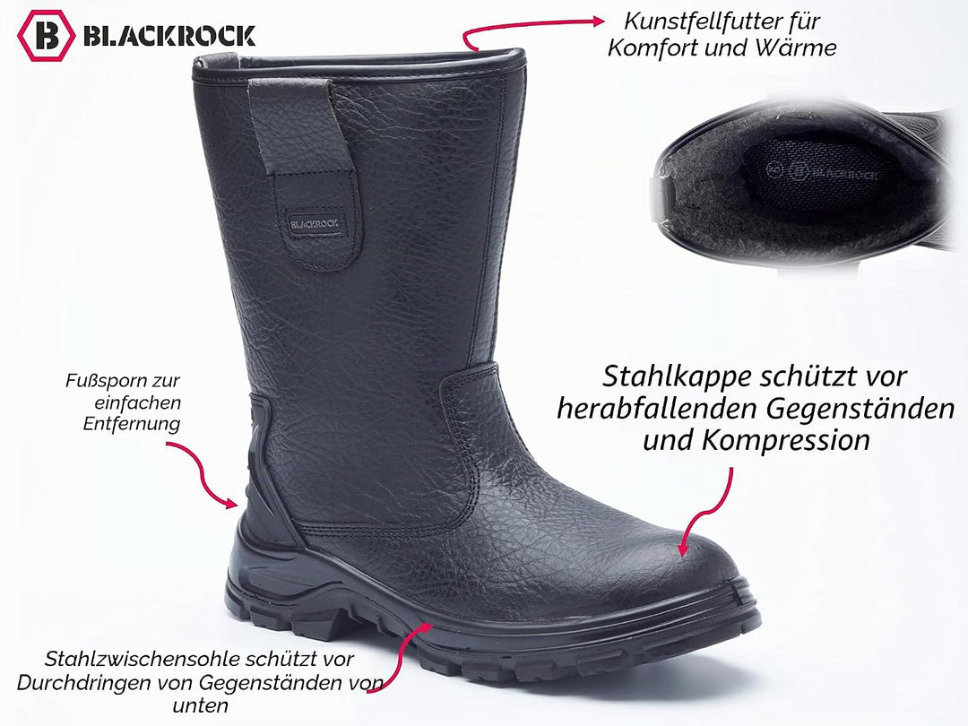 Blackrock SF01B, Herren Sicherheitsschuhe, Schwarz (Black), 46 EU 46 EU Schwarz, 46 EU Schwarz