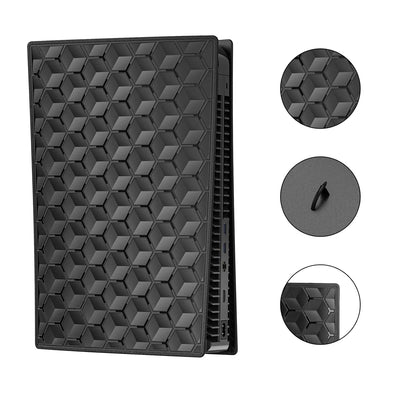 Geekria Konsolen-Frontplatte Kompatibel mit PS5, Playstation 5-Konsole, Shell Skin Case ABS, Kratzfe