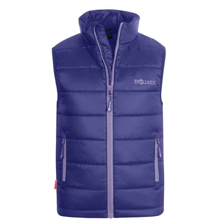 Trollkids Kinder wasserdichte gefütterte Polyfiber-Jacke Trondheim 176 Dunkellila/Lavender, 176 Dunk