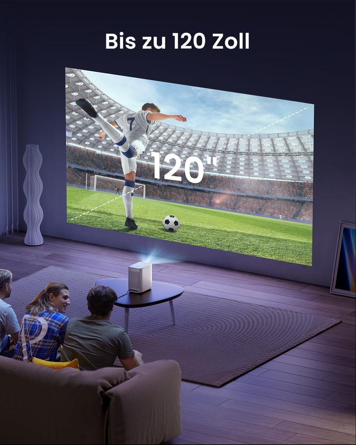 Dangbei Mini Beamer, Netflix offiziell lizenziert, 1080P Full HD, 400 ISO Lumen, 2*6W Lautsprecher,