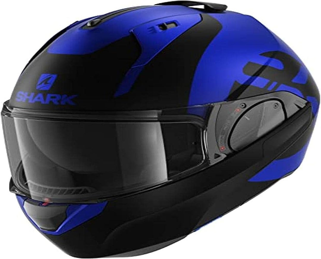 Shark, EVO ES KEDJE BKB Modularer Motorradhelm S blau matt schwarz