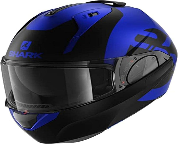 Shark, EVO ES KEDJE BKB Modularer Motorradhelm S blau matt schwarz