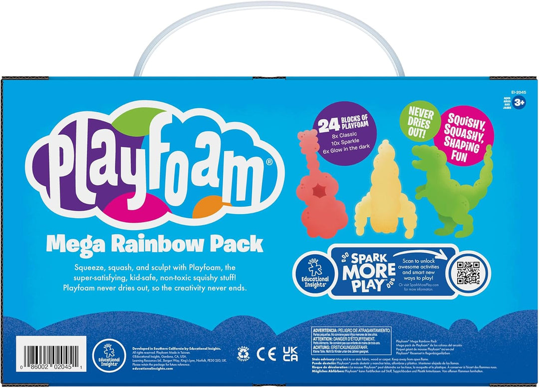 Learning Resources Playfoam Riesenset in Regenbogenfarben, Kreativer Spielspass, Basteln, Gestalten