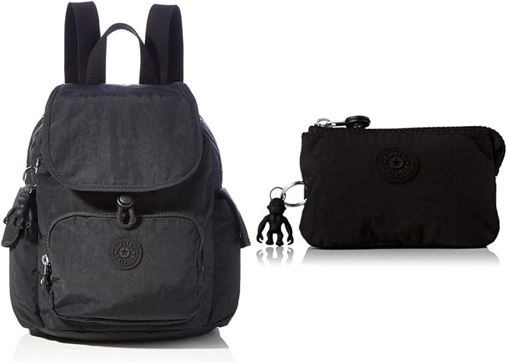 Kipling Damen City Mini BACKPACKS, Black Noir, 27x29x14 Centimeters (B x H T) EU Damen kreativitet P
