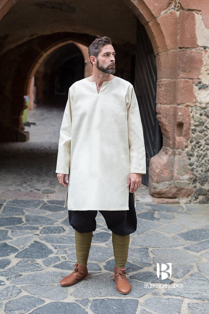 Burgschneider Mittelalter Untertunika Leif - Natur XL, XL