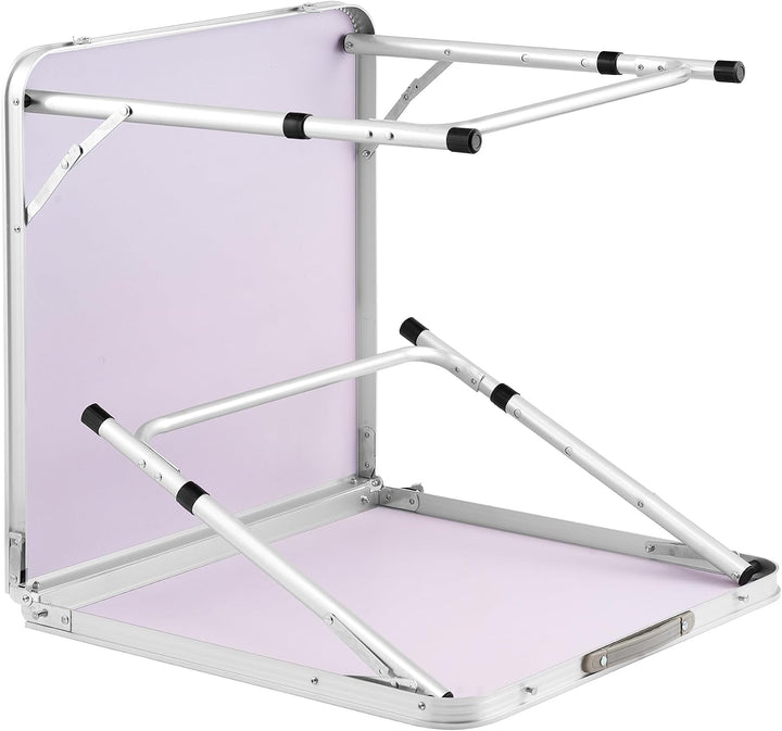 SEVICO Camping Set - Klappbarer Tisch &amp; 4 Stühle, höhenverstellbar (54-70 cm), leicht zu transportie