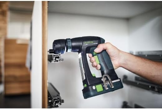 Festool Akku-Bohrschrauber C 18-Basic (mit Werkzeugfutter, Magnet-Bithalter, Schnellspannbohrfutter,