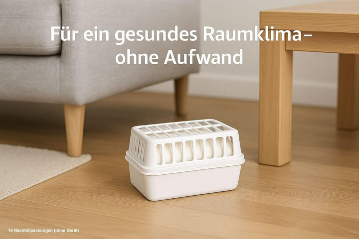 Luftentfeuchter Nachfüllpack 1,2kg Vliesbeutel Granulat für Raumentfeuchter zum Nachfüllen (12 x 1,2