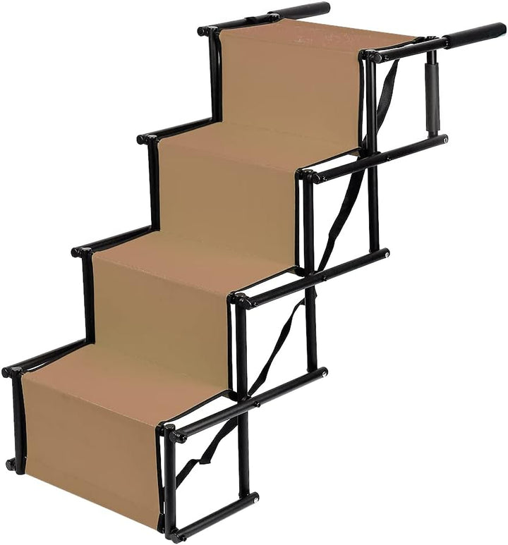 Hunderampe, Hunderampe Auto Klappbar, Hund Auto Rampe, Hundetreppe, Maximale Belastung 75 kg, Einste