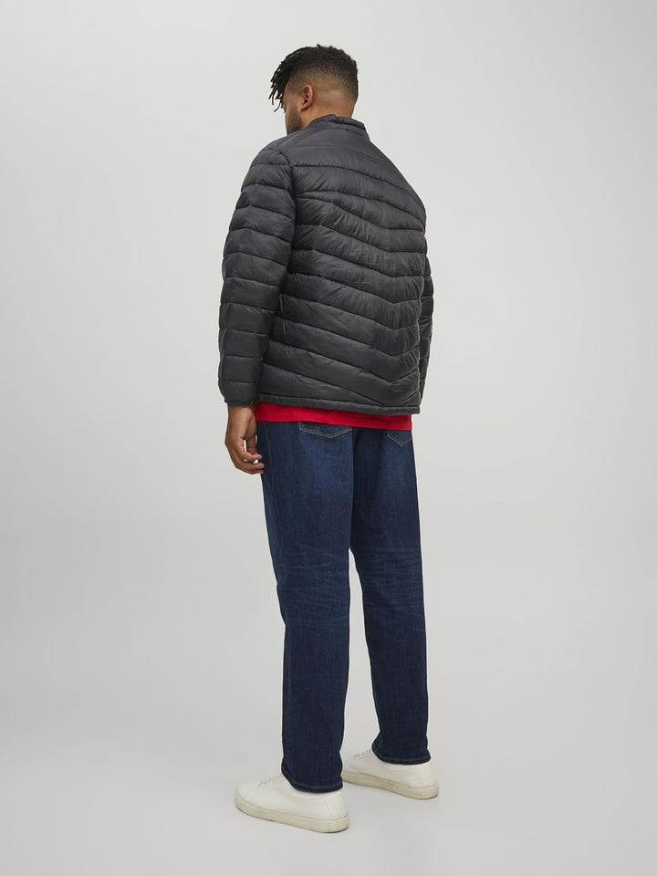 JACK & JONES Male Steppjacke Plus Size Steppjacke XXL Schwarz, XXL Schwarz