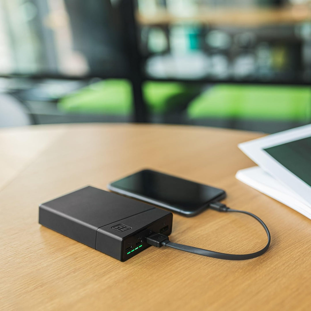 Green Cell Powerbank 20000mAh 18W PD USB C Externer Handyakkus GC PowerPlay20 Tragbares Ladegerät Po