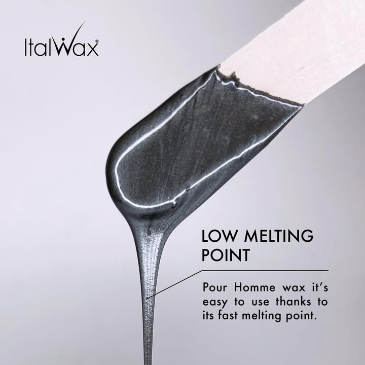 Italwax Pour Homme - 1kg - Waxing perlen für Haarentfernung - Natürliche Formulierung für alle Hautt