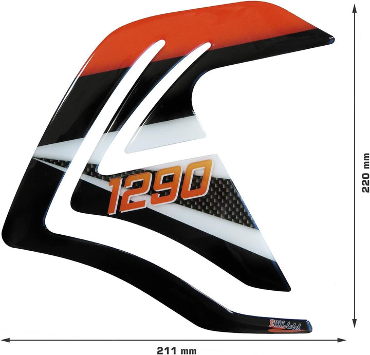 BIKE-label Tankpad seitlich kompatibel für KTM 1290 Super Adventure R + S 800123VA