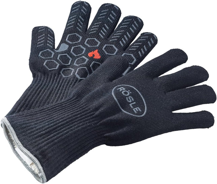 RÖSLE Premium-Grillhandschuhe, Hochwertige Handschuhe zum Schutz vor Verbrennungen, atmungsaktiv und