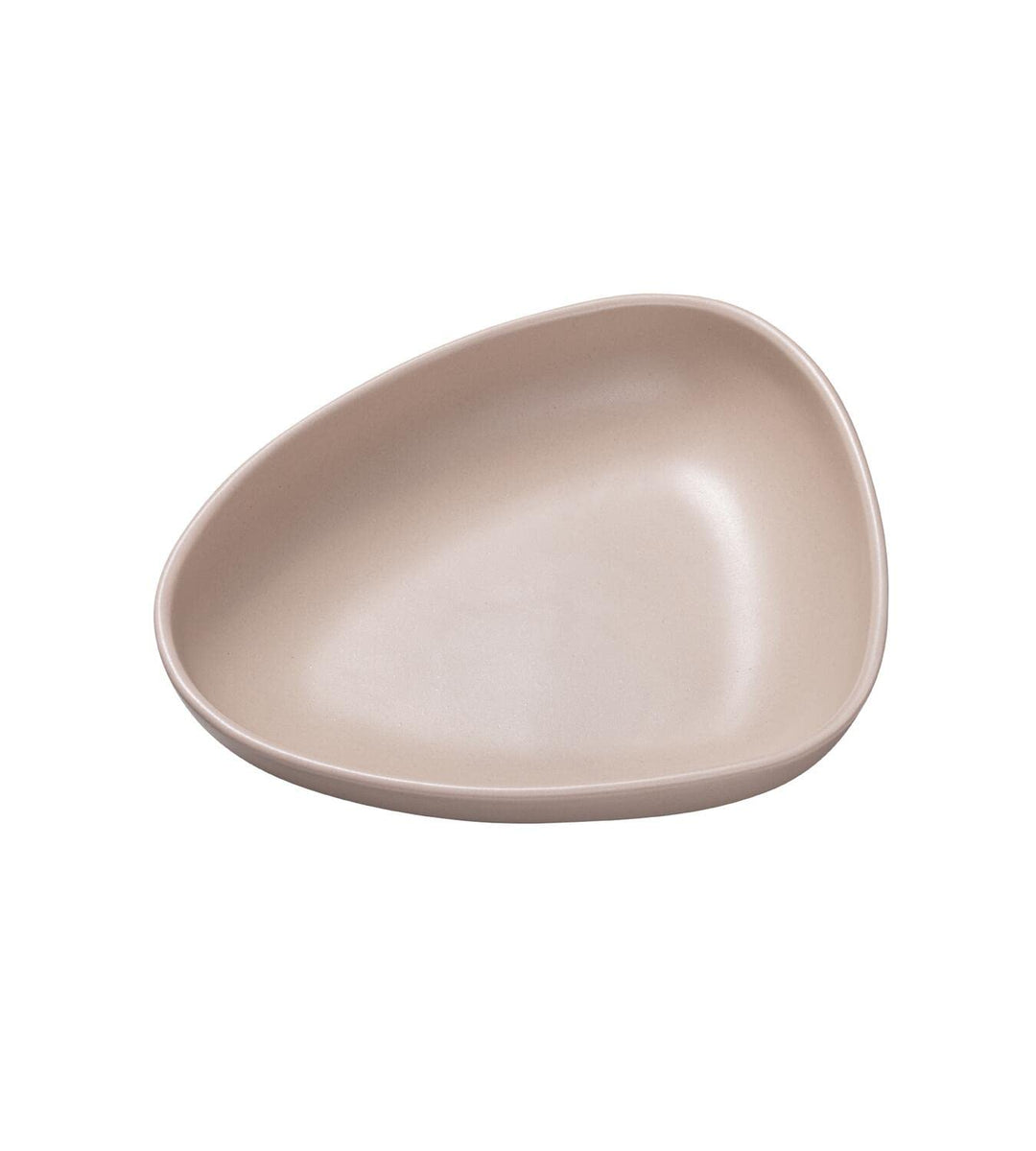 LindDNA Curve Suppenteller aus Steingut in der Farbe Sand, Masse: 22cm x 19cm x 5cm, 991431