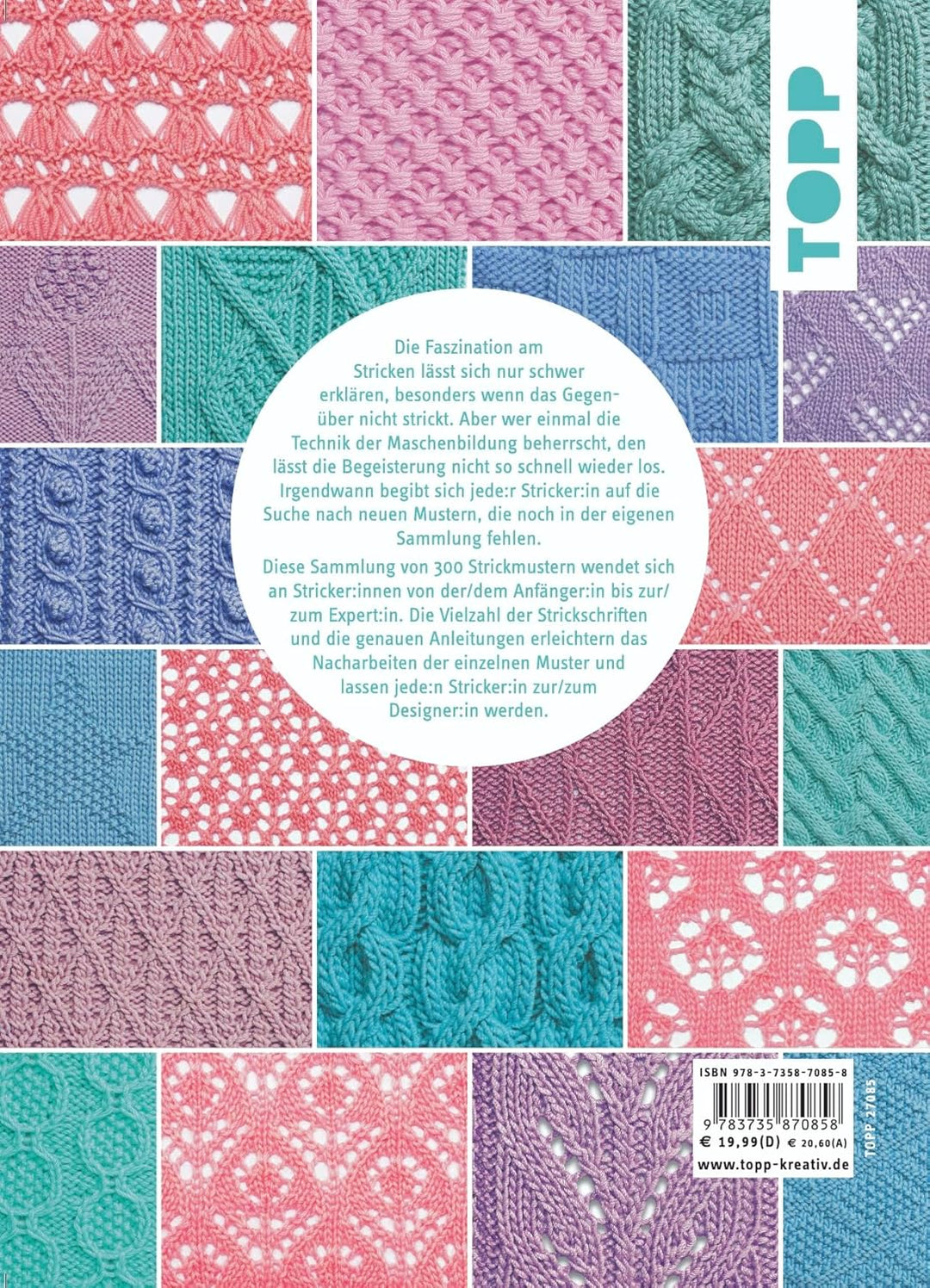 Das grosse Strickmuster-Buch: 300 tolle Designs, die man einfach haben muss, Taschenbuch