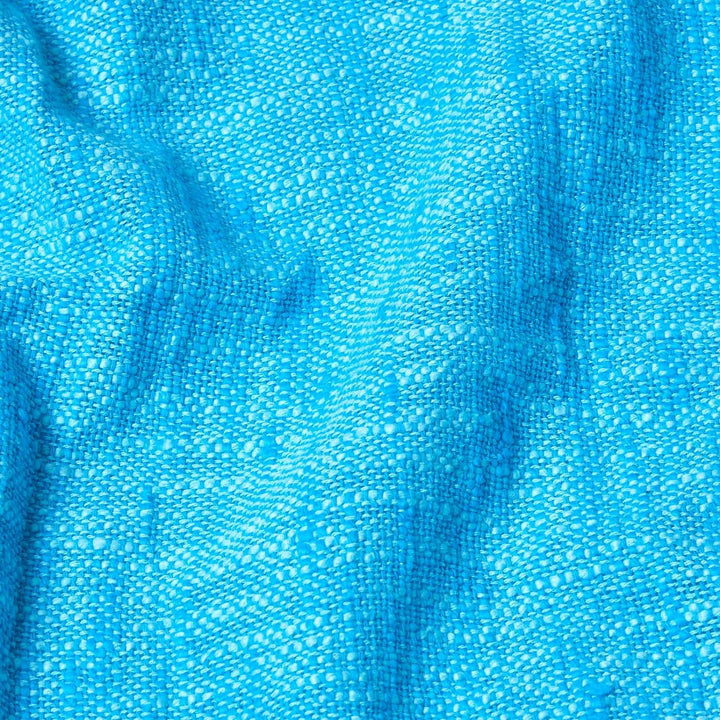 Homescapes extra grosse Tagesdecke Nirvana, blau, Wohndecke/Sofaüberwurf aus 100% Baumwolle, 225 x 3