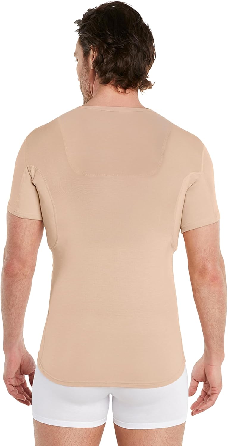 FINN Anti-Schweiss Unterhemd Herren mit Einlage am Rücken und Achsel-Einsätzen für maximalen Schutz