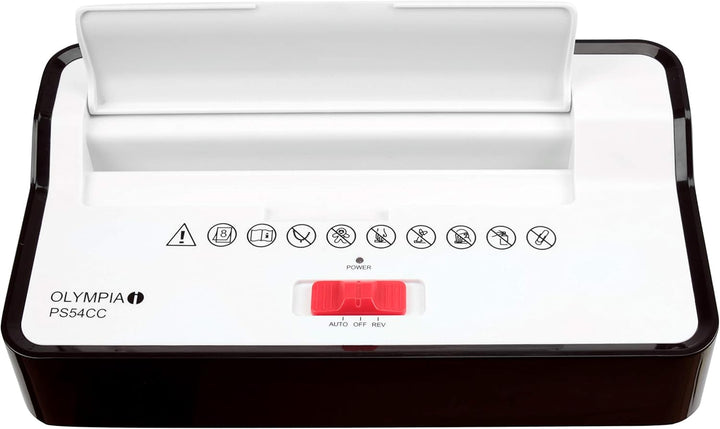 Olympia PS 54 CC Profi Aktenvernichter (mit Partikelschnitt, Sicherheitsstufe P4, Kreditkarte, 8 Blä