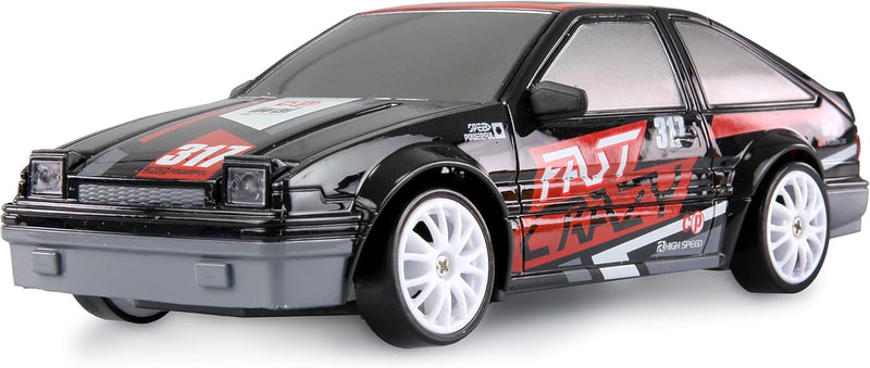 Amewi Drift Sport Car 4WD 1:24 RC ferngesteuert RTR schwarz, Schwarz