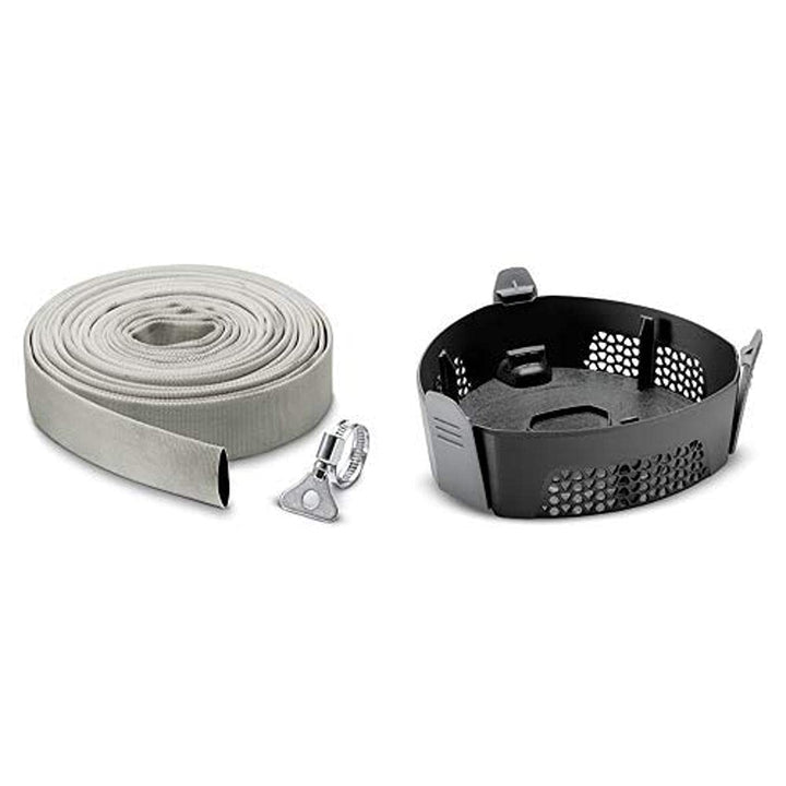 Kärcher Gewebeschlauchset 1, 1/4 Zoll (10 m) & 2.997-201.0 Vorfilter (geeignet für Tauchpumpen, klei